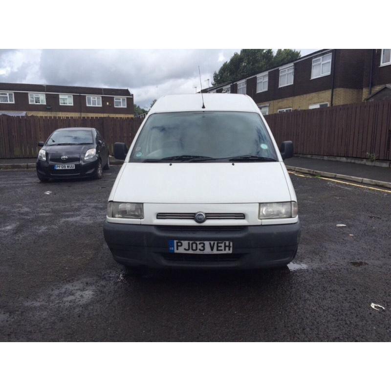 Fiat scudo jtd swb van long mot qick sale