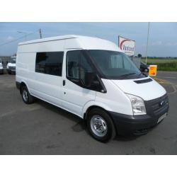 Ford Transit 2.2TDCi (100PS) (EU5) (RWD) 350L H/Roof Double 350 LWB