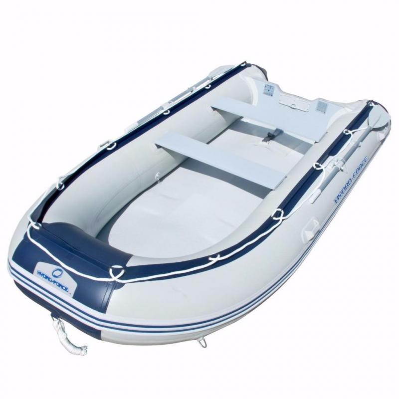 Hydro Force Sunsaille 3.8m RIB Rigid Inflatable 6 Person Tender Boat Oars Pump