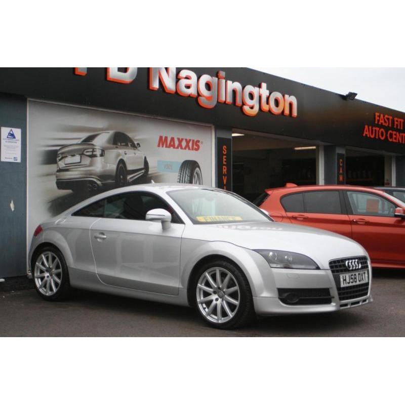 2008 AUDI TT 2.0T FSI + SAT NAV + BLUETOOTH + FULL BLACK LEATHER + FSH