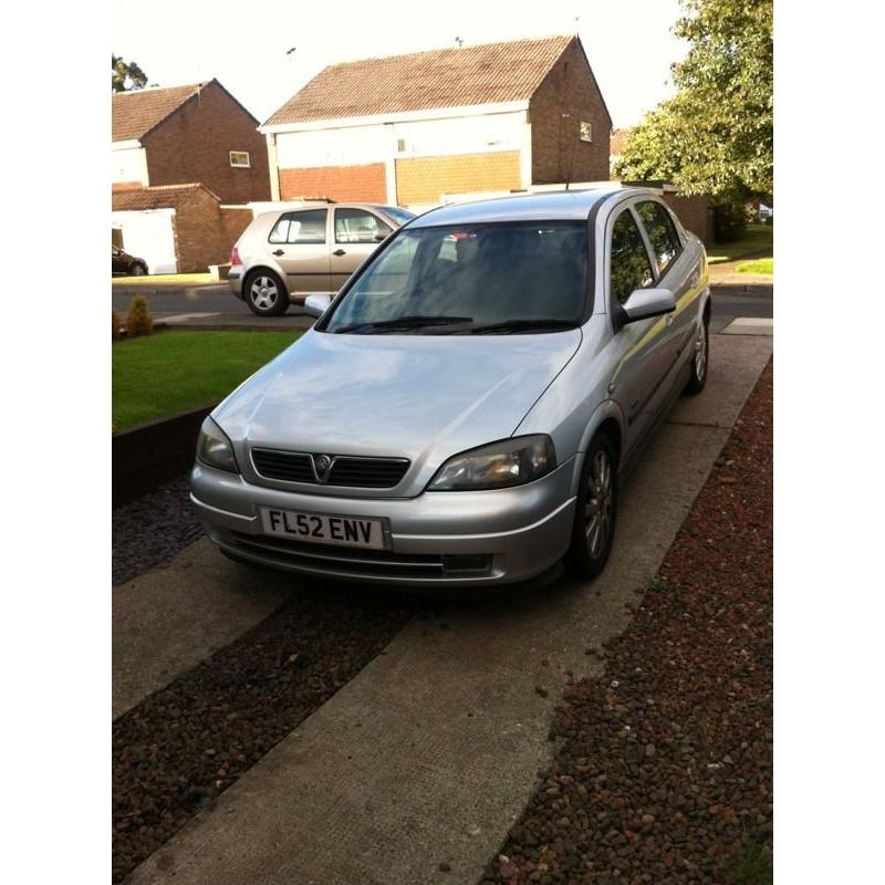 2002 VAUXHALL ASTRA 1.6 SXi, FULL MOT