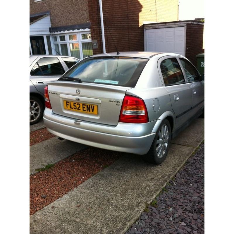 2002 VAUXHALL ASTRA 1.6 SXi, FULL MOT