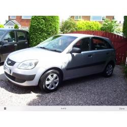 Kia Rio Silver 5 Door 2007 59.800 Miles Good Clean Car Great Runner