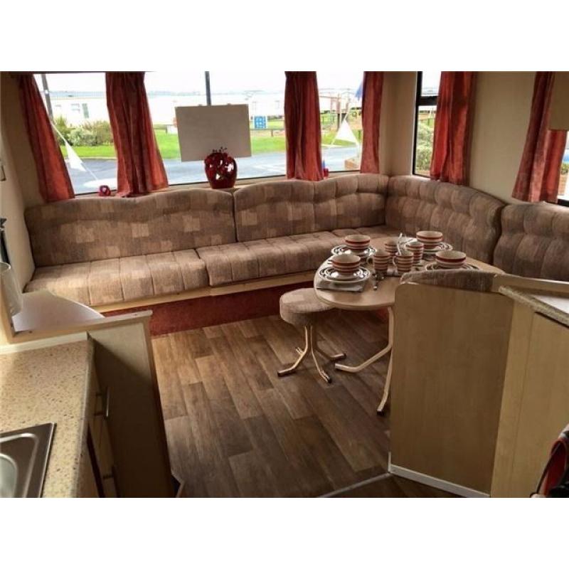 ***FREE 2016 SITE FEES***STARTER STATIC CARAVAN FOR SALE AT SANDY BAY HOLIDAY PARK DIRECT ON BEACH