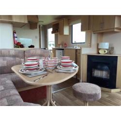 ***FREE 2016 SITE FEES***STARTER STATIC CARAVAN FOR SALE AT SANDY BAY HOLIDAY PARK DIRECT ON BEACH