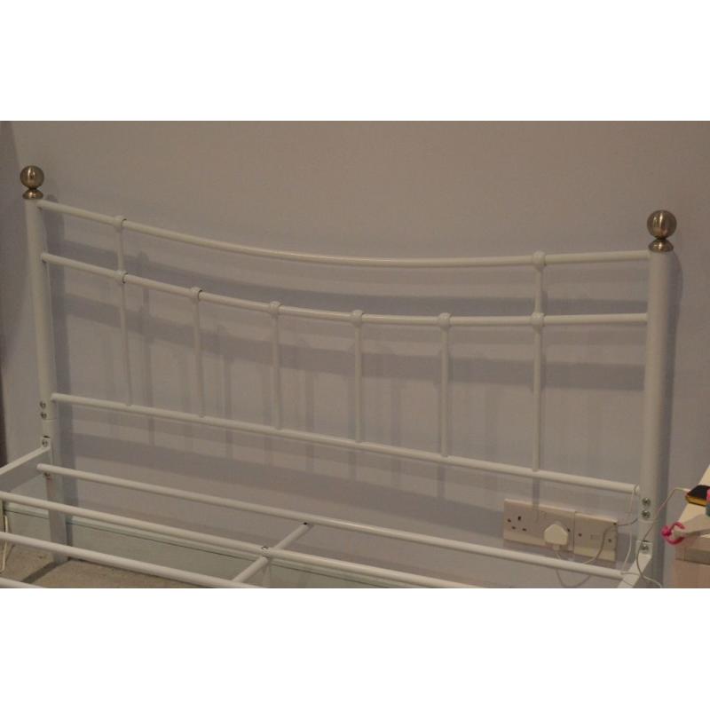 White Double Bed Frame