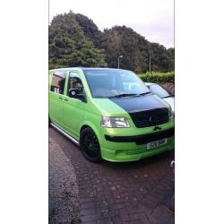 Volkswagen T5 transporter swb, ST Green '56 plate