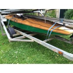 Free 14ft aprox sailing boat hulls ideal garden feature sandpit?