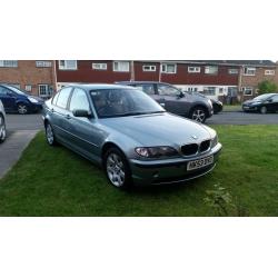 BMW 3 SERIES E46 320D - CREAM LEATHER INTERIOR - LONG MOT - MANUAL DIESEL SALOON