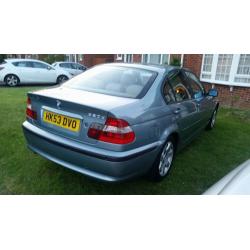 BMW 3 SERIES E46 320D - CREAM LEATHER INTERIOR - LONG MOT - MANUAL DIESEL SALOON