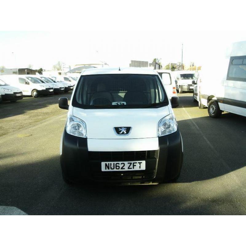 Peugeot Bipper 1.3 HDI 75S + (NON START STOP) DIESEL MANUAL WHITE (2012)