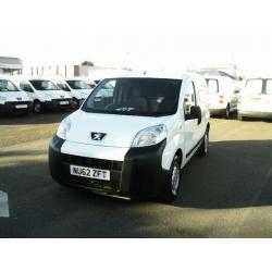 Peugeot Bipper 1.3 HDI 75S + (NON START STOP) DIESEL MANUAL WHITE (2012)