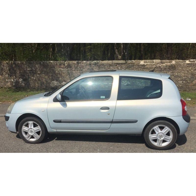 RENAULT CLIO DYNAMIQUE 16V 1.1L (2004) long mot cheap car