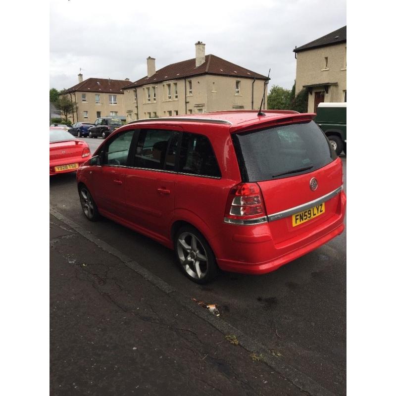 For Sale - 2009 Vauxhall Zafira cdti Sri 150bhp