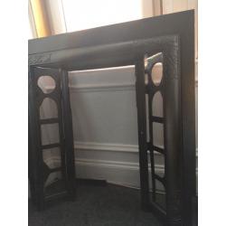 Fire surround / fireplace cast iron insert