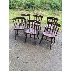 Farm House/pub style chairs x6