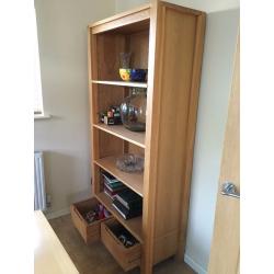 BHS Oak Bookcase