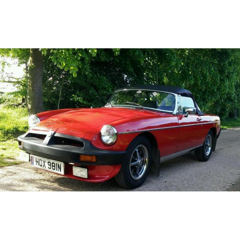 Mgb roadster 1975 tax exempt