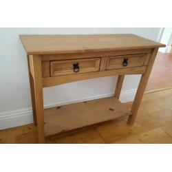 Oak console for sale