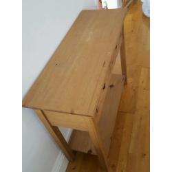 Oak console for sale