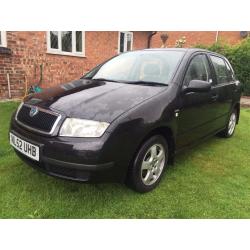 Fantastic Value And Great Condition 2002 52 Fabia 1.4 Blackline 5 Door Hatch 82000 MLS June 17 MOT