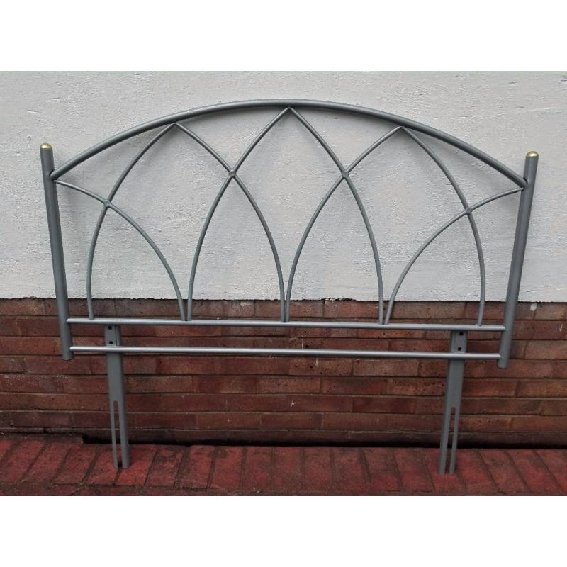 Double Metal Headboard for standard 4'6" double bed