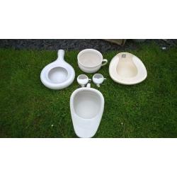 Porcelain Bed Pan set