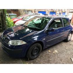 Renault Megane Rush 16V 1390cc Petrol 5 speed Manual 3 door hatchback 05 Plate 29/04/2005 Blue