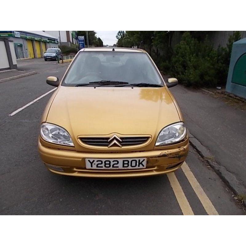 CITROEN SAXO 1.1 DESIRE HATCHBACK Y REG MOT MARCH 2017