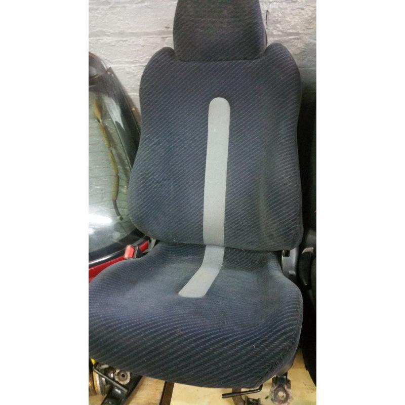 Honda CRX Del Sol Seats on Civic EK Rails