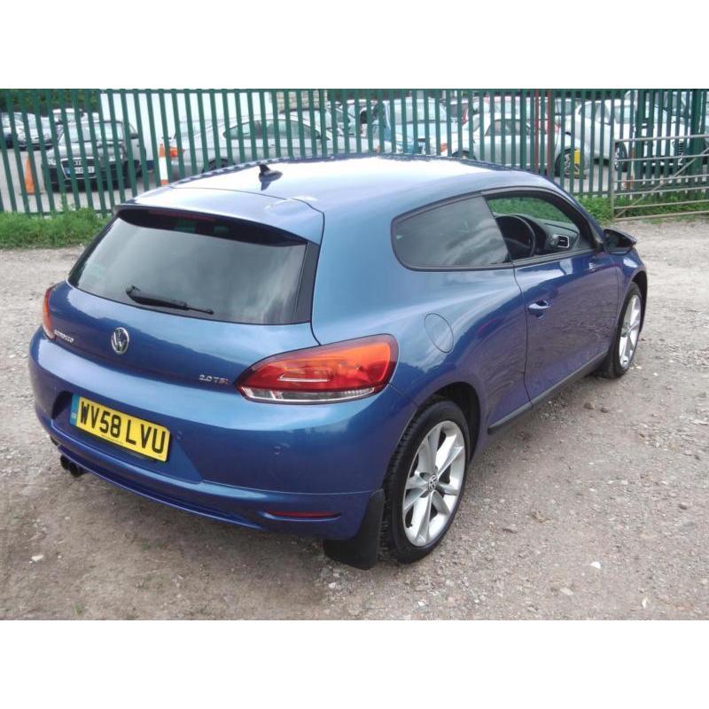 2008 VOLKSWAGEN SCIROCCO GT * SAT-NAV * HEATED LEATHER SEATS * COUPE PETROL