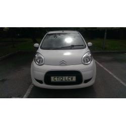 2012/12 Citroen C1 VTR+, White, 34k, full service history, new MOT and service, superb!