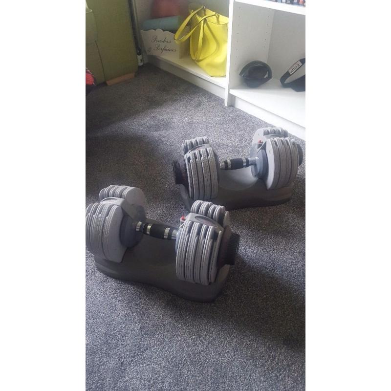 Bodymax adjustable dumbbells