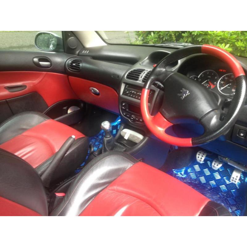 2006, 206cc, ''convertible , nice clean car 1 lady owner ,1 yr mot 93k,