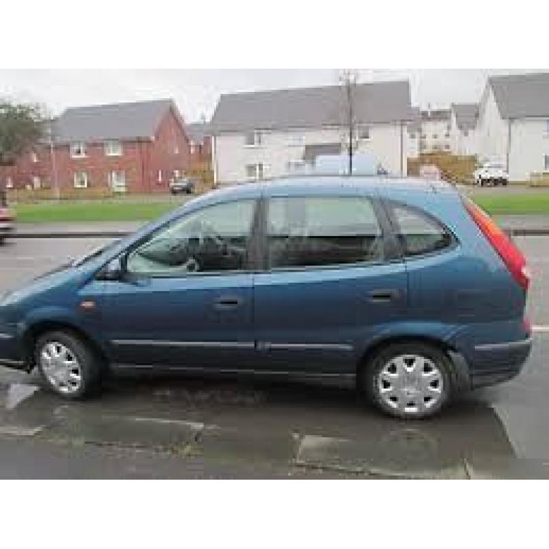 FOR SALE 2002 NISSAN ALMERA TINO 2.2 DCI DIESEL FULL YEARS MOT