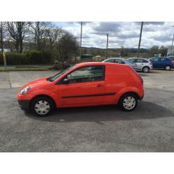 FORD FIESTA VAN TDCI TURBO DIESEL 1.4cc 3 door van 57/2007 3 former keepers 127k m.o.t until 4/11/16