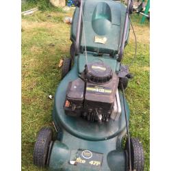 Petrol mccuclloch lawnmower for sale Briggs and Stratton engin