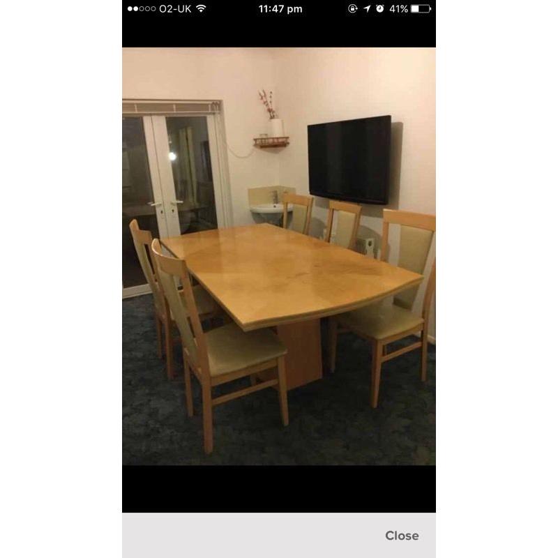 Solid Wood Dining Table