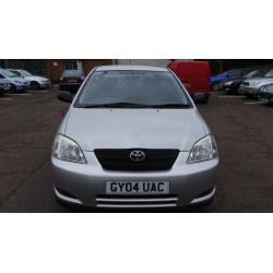 2004 04 TOYOTA COROLLA 1.4 T2 VVTI 91K (PART EX WELCOME)