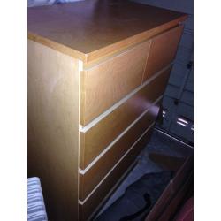 MALM chest of drawers