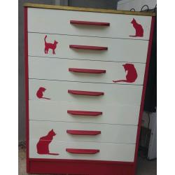 kids drawers x7, sold and excellent condition