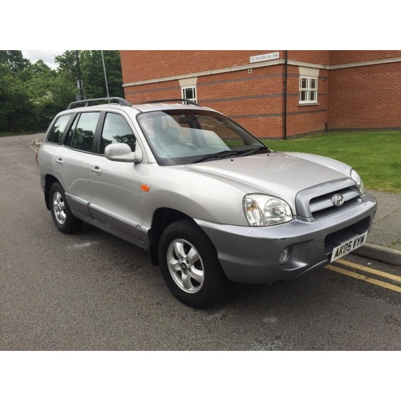 HYUNDAI SANTA FE 2005 AUTOMATIC 2.0 DISELNEW MOT (NO ADVISORY) FSHFULL LEATHER