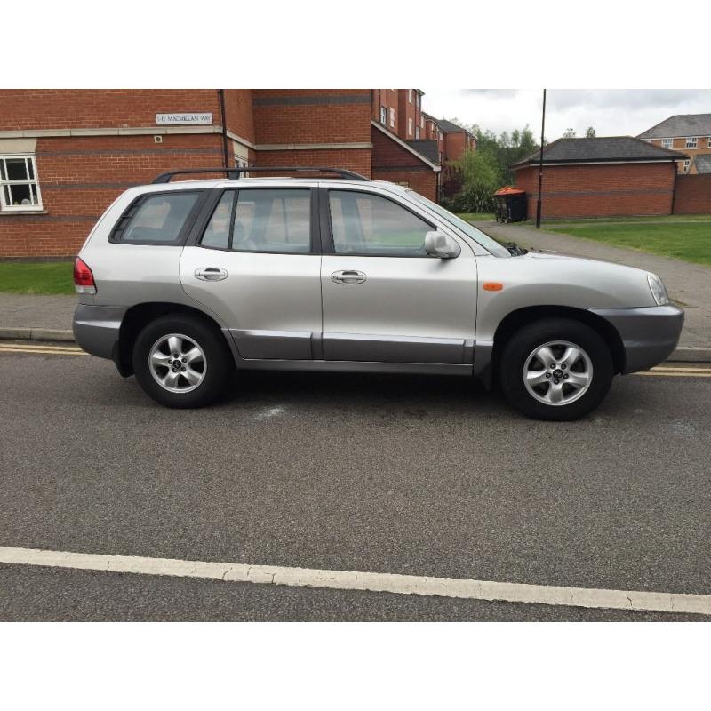 HYUNDAI SANTA FE 2005 AUTOMATIC 2.0 DISELNEW MOT (NO ADVISORY) FSHFULL LEATHER