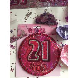 Pink 21st Birthday Decorations