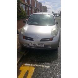 2003 Nissan Micra for Spares or Repair