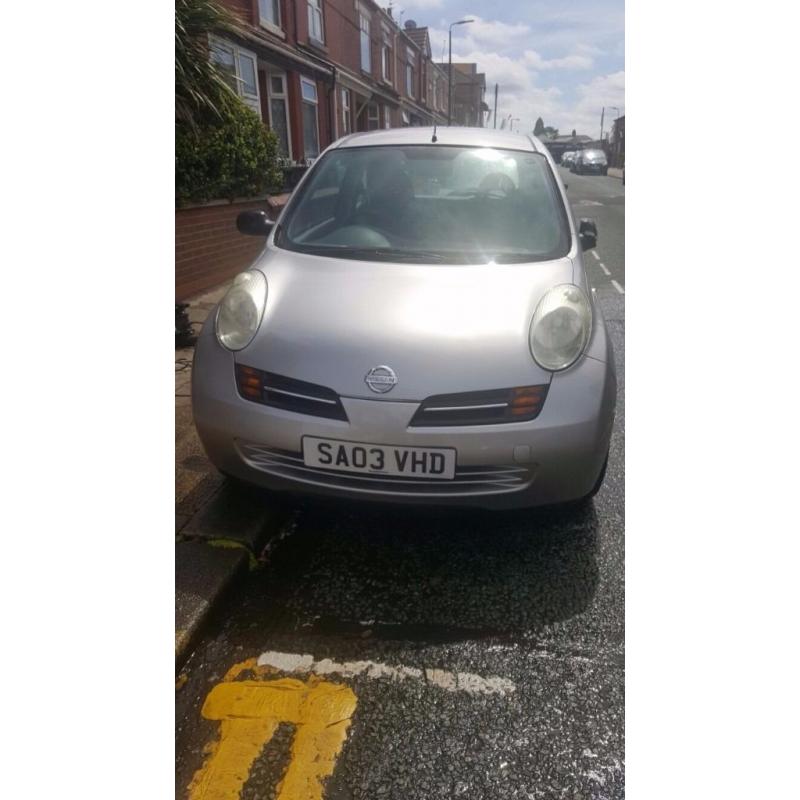 2003 Nissan Micra for Spares or Repair