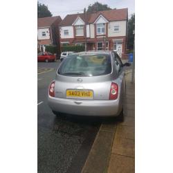 2003 Nissan Micra for Spares or Repair