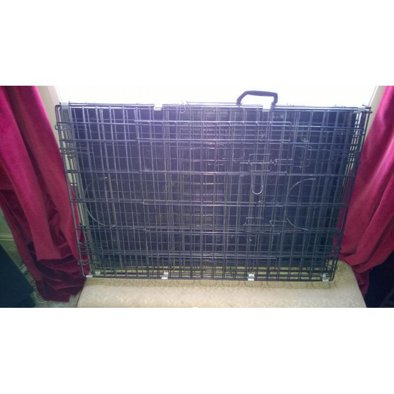 large metal dog cage / crate in very good used condition