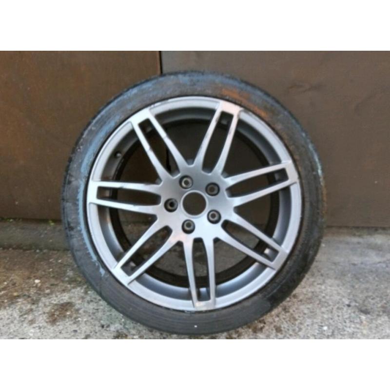 18"audi a3 s line alloy wheel with Tyre