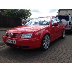 VW Bora 2.0se,coilovers,18"alloys,MOT 2017,new parts fitted,reliable,cheap,modified,not golf,ford